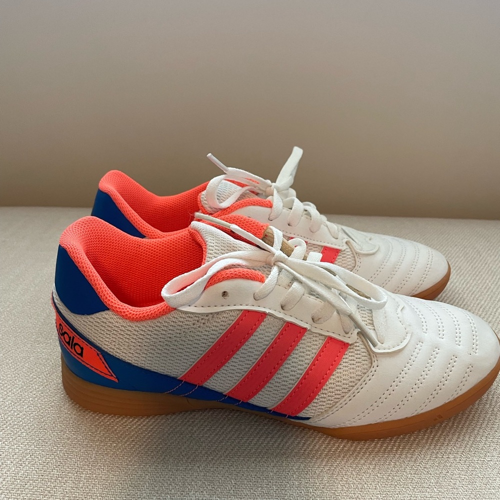 Adidas Shoes - White, Blue and Orange